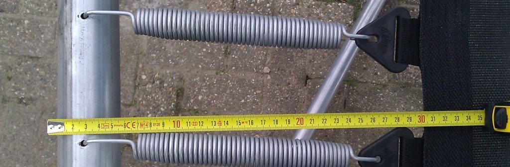 breedte randkussen trampoline