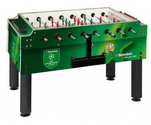 Voetbaltafel bedrukt in eigen logo