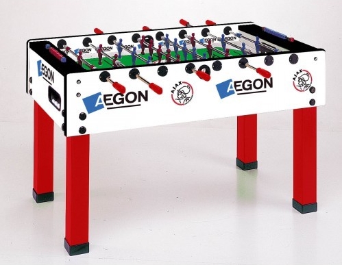Bedrukte voetbaltafel
