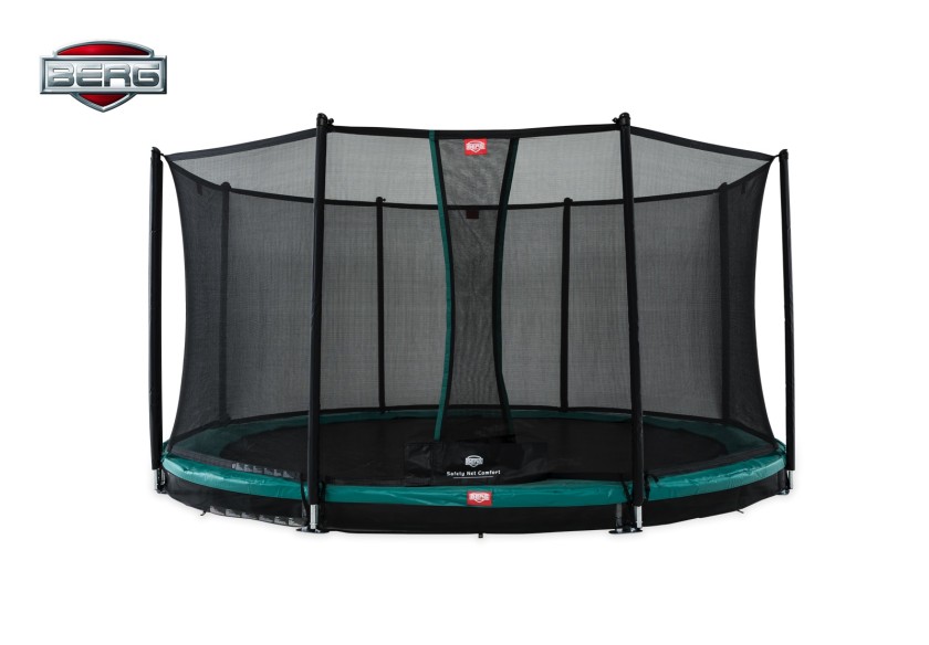 Peregrination laten we het doen Mondwater BERG InGround Favorit 380 trampoline + net | Van Ee Buitenspeelgoed
