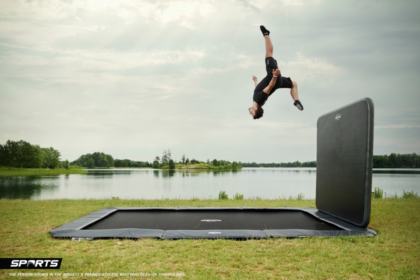 Prestigieus Melodieus Productief BERG Ultim Elite FlatGround 500 trampoline + AeroWall | Van Ee  Buitenspeelgoed