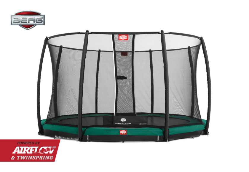 Specialiteit Gooi Maan oppervlakte BERG InGround Champion 270 trampoline + net | Van Ee Buitenspeelgoed