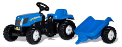 Rolly Kid New Holland TVT 190 met Aanhanger