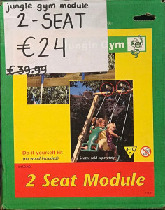 Jungle Gym montagedoos 2- Seat