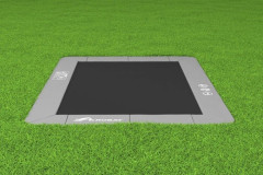 Akrobat Trampoline Primus Flat to the ground 335x244 trampoline Antraciet