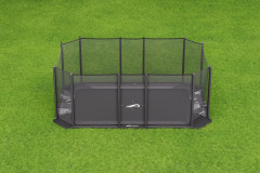 Akrobat XCITYX Trampoline Flat 520x365 + veiligheidsnet