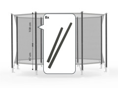 BERG Safety Net Comfort - Set schuimdelen (87+108cm)