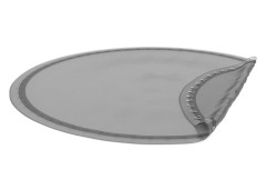 Akrobat springmat Primus flat 365 grijs