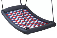 Multi Kids Hangmatschommel Medium Blauw/Zilver/Rood