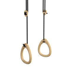 Houten turnringen Eiken Lillagunga