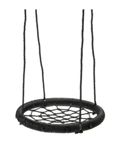 Nestschommel rond 60cm zwart