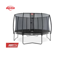 BERG Elite Regular 430 grijs + veiligheidsnet Deluxe