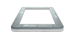 Trampolinerand Akrobat Orbit Inground 305x183 antraciet