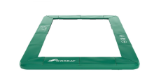Trampolinerand Akrobat Orbit Op Poten 335x244 donkergroen