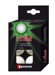 Sponeta tafeltennisballetjes 1 ster