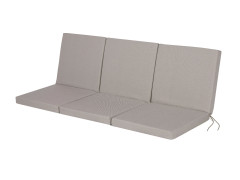 Tuinmeubel 3-zitskussen 162 x 48 cm taupe