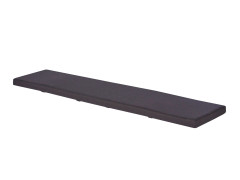 Kussen, bank zonder leuning 180 x 42 cm - antraciet