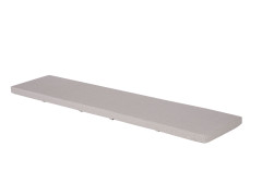 Kussen, bank zonder leuning 180 x 42 cm - taupe