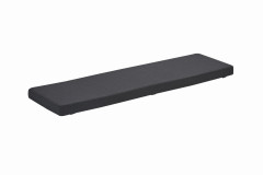Tuinbank tuinkussen 120 x 34 cm - antraciet