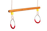 Trapeze + metalen ringen