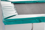 Trampolinerand Extra 307 x 221 cm groen geschikt voor Elfje Bahama