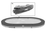 Trampolinerand BERG Grand Elite 520 - inground