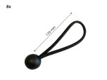 BERG Elastiek + Bal (120 mm) o.a. voor bevestiging Safetynet Comfort (setje 8 stuks)