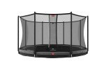 berg_inground_trampoline_380_favorit_met_veiligheidsnet_zwart_grijs_en_groen