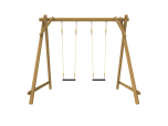 Dubbele houten schommel Little Joe (Rocky Mountain)