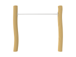GreenPlay Robinia houten duikelrek enkel RVS 125cm