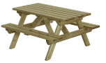 Picknicktafel kind 6-10 jaar Talen (120x115cm)