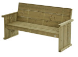 Talen houten tuinbank Lisse 4-zit