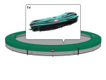Trampolinerand BERG Champion 430 - inground