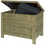 Houten tuin opbergbox 120 - bijv. voor tuinkussens