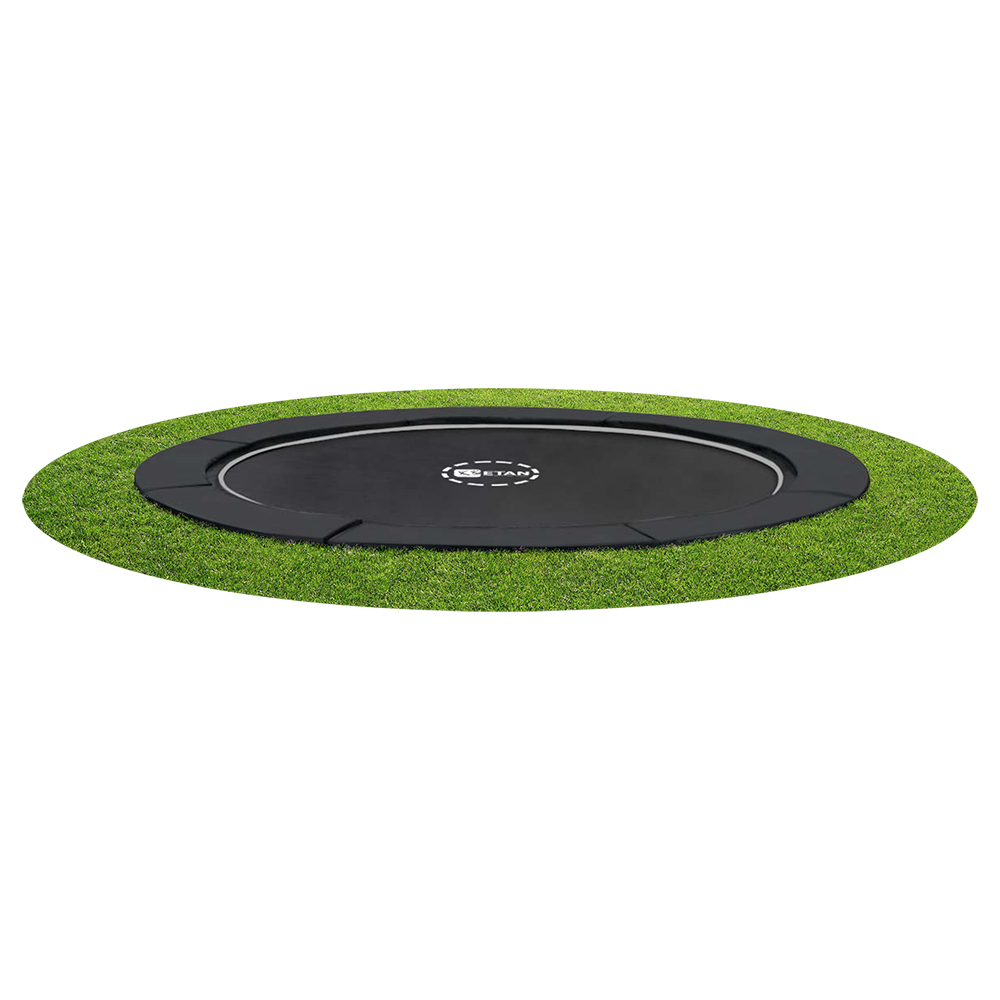 Etan Premiumflat 14 - ⌀427 cm - grote vlak ingegraven ronde trampoline | Buitenspeelgoed