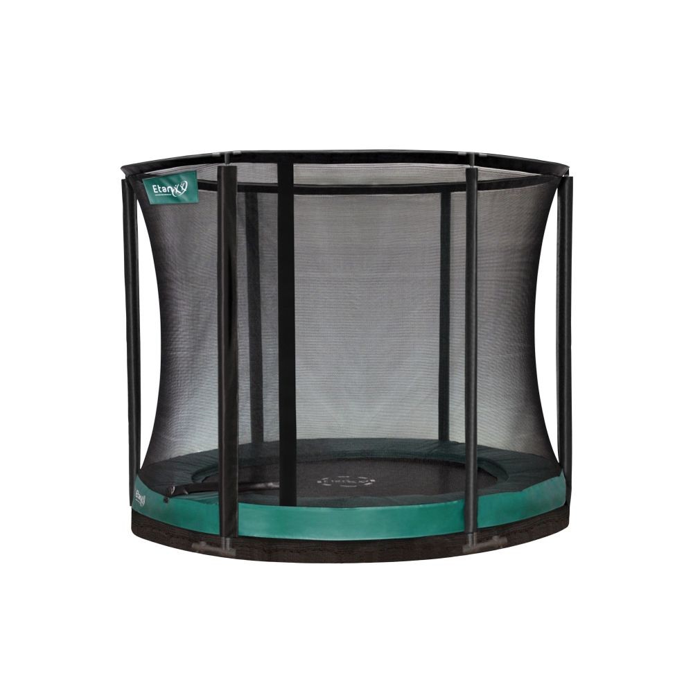 barricade Piket Reparatie mogelijk Inground Etan Premium 10 trampoline (305 cm) + net | Van Ee Buitenspeelgoed