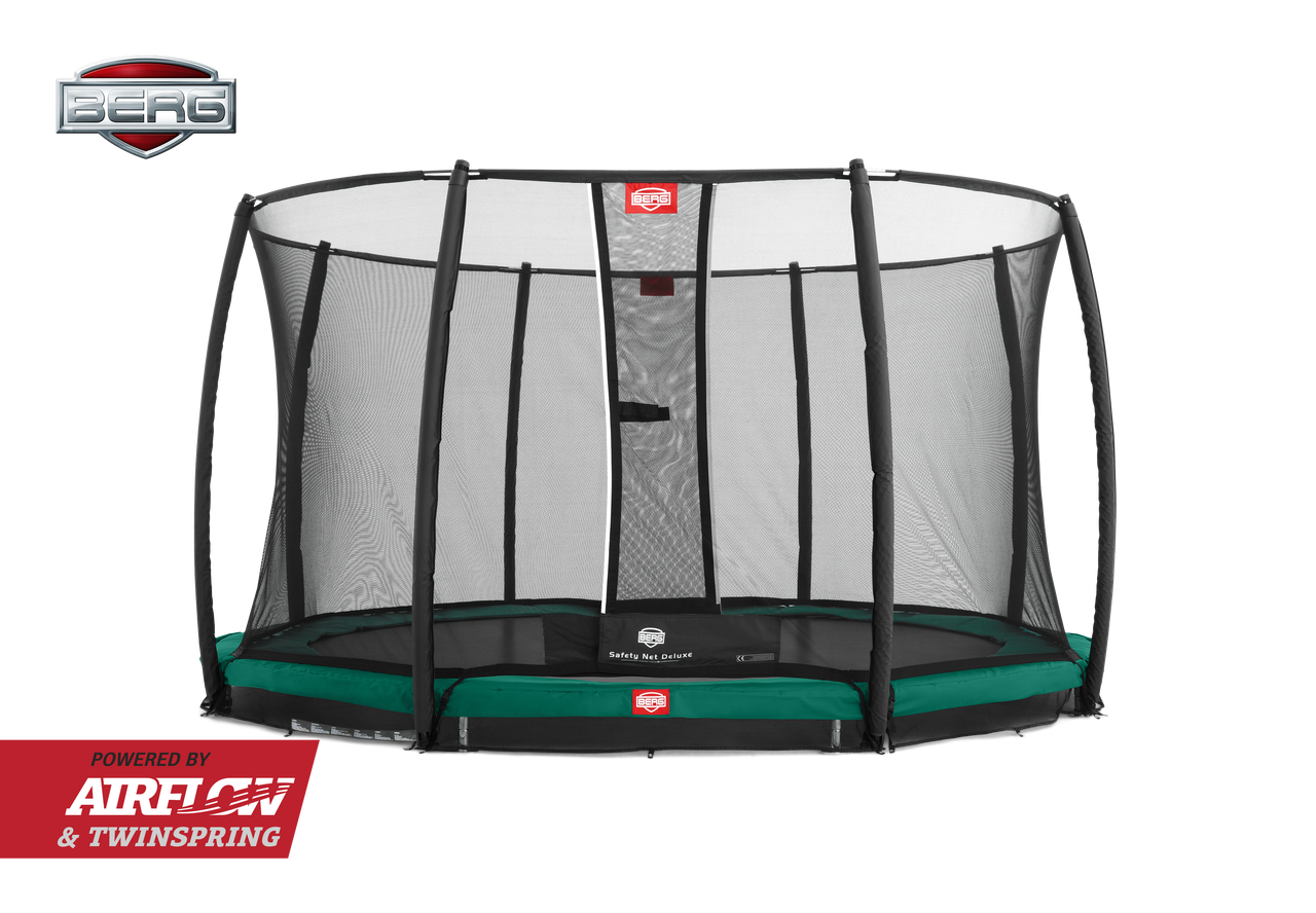 BERG InGround Champion trampoline + net | Van Ee Buitenspeelgoed