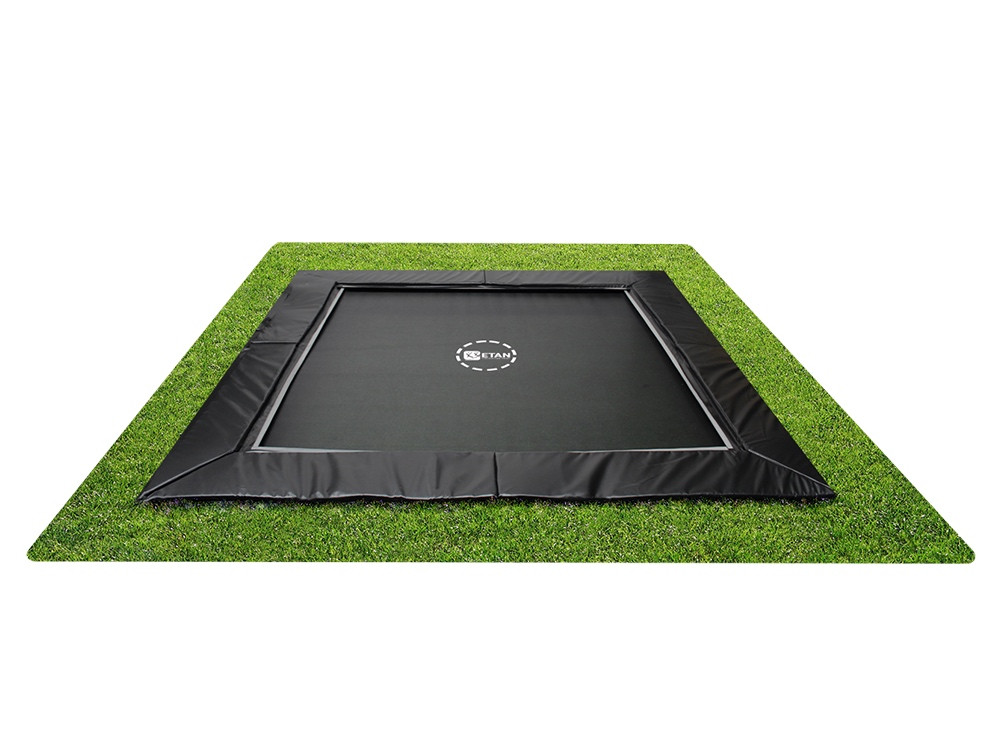 Hauki Trampolin Outdoor, 244 cm, Grün, GS geprüft