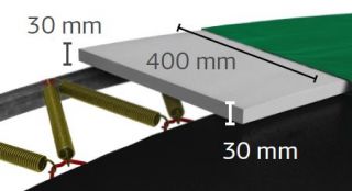 elite trampoline randkussen