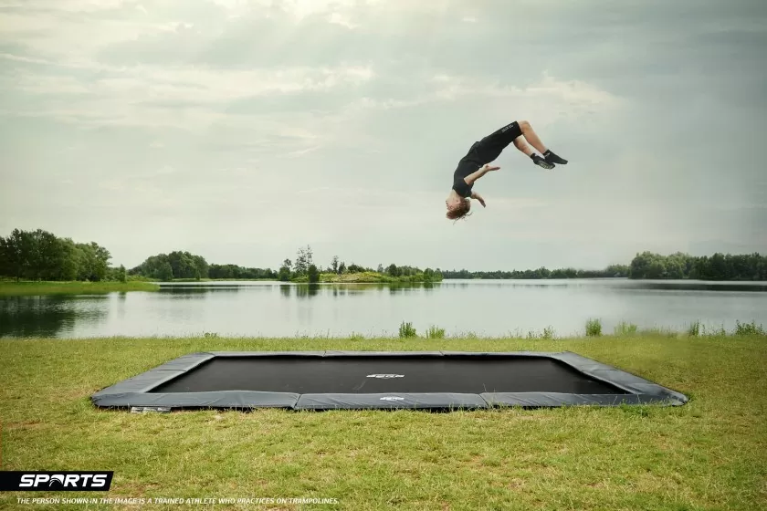 BERG Ultim Elite FlatGround 500 trampoline Van Ee Buitenspeelgoed