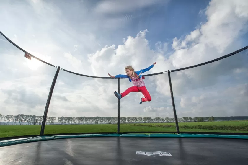 BERG Grand Champion Inground 520 groen Safety Net Deluxe ACTIE Van Ee Buitenspeelgoed