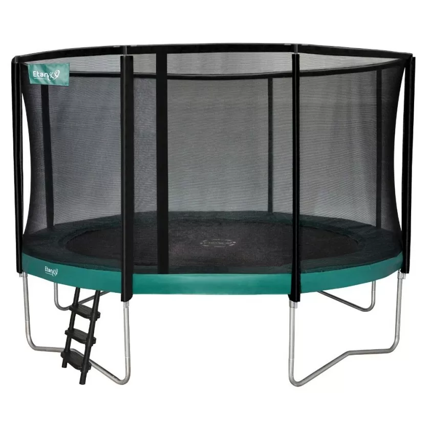ding Politiebureau voor Etan Premium 14 trampoline (427 cm) + net | Van Ee Buitenspeelgoed