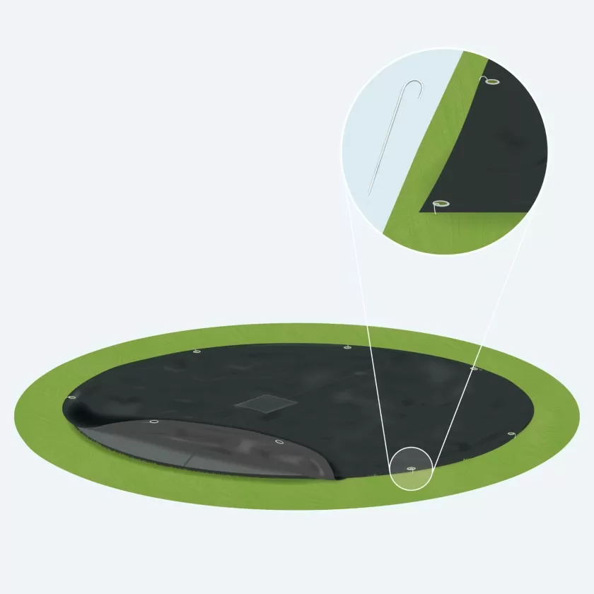 doorboren Geslaagd Aannames, aannames. Raad eens Etan PremiumFlat trampoline beschermhoes 244 cm / 08ft zwart | Van Ee  Buitenspeelgoed