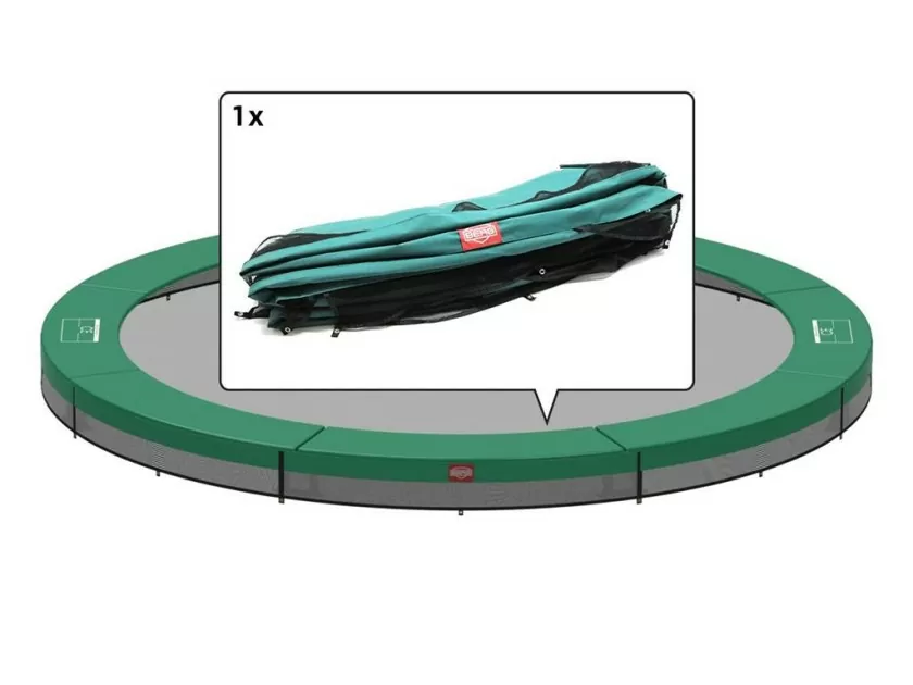 Overzicht Lijken Kabelbaan Trampolinerand BERG Favorit 270 - inground | Van Ee Buitenspeelgoed