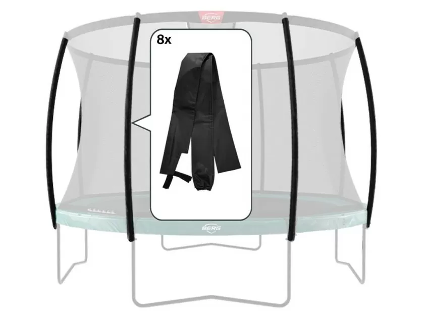 BERG Safety Net Deluxe - Paalhoezen (voor palen trampoline veiligheidsnet) Van Ee Buitenspeelgoed
