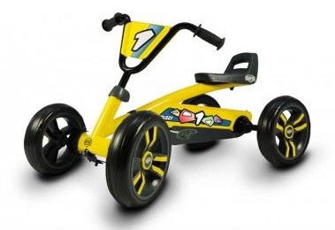 Berg skelter Buzzy Geel go cart