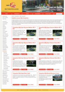 Elfje trampoline website Van Ee Buitenspeelgoed