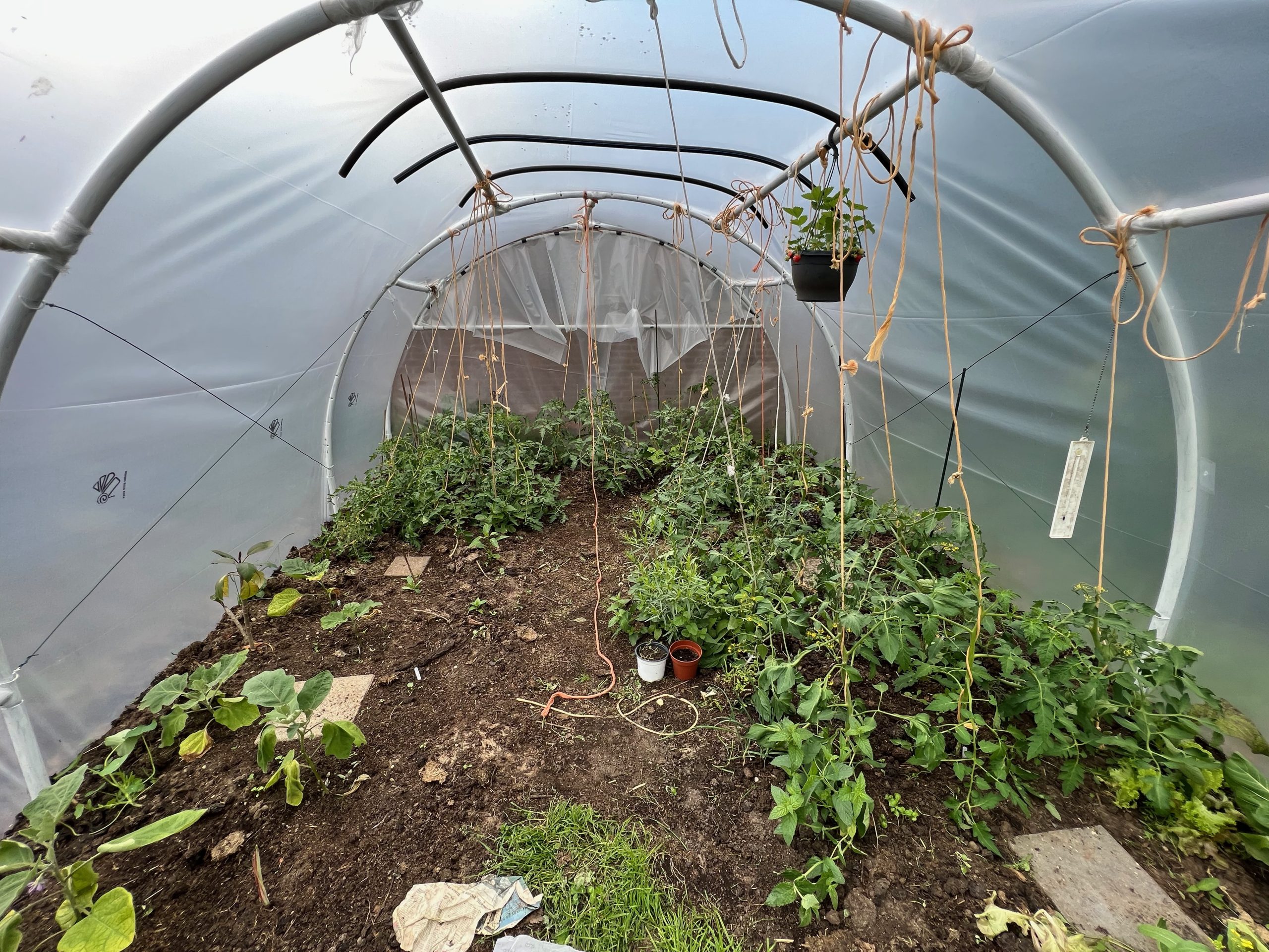 Trampoline recyclen: maak een moestuin kas met frame | Van Ee Buitenspeelgoed