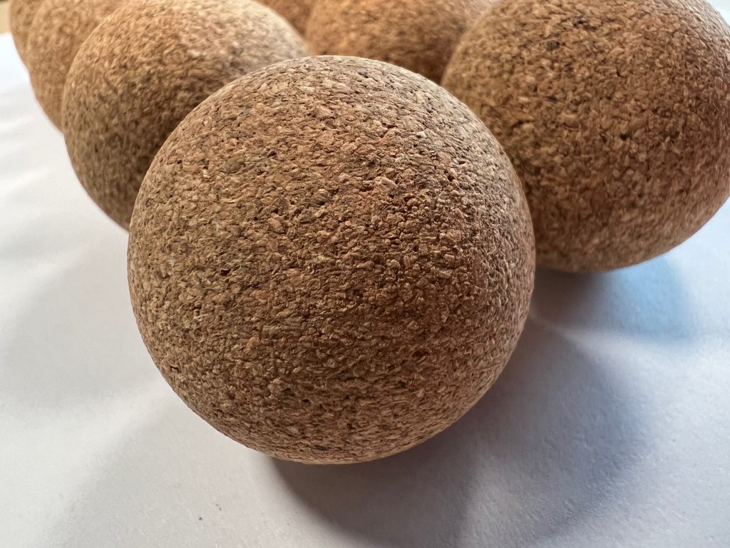 balletjes van kurk voor tafelvoetbalspel